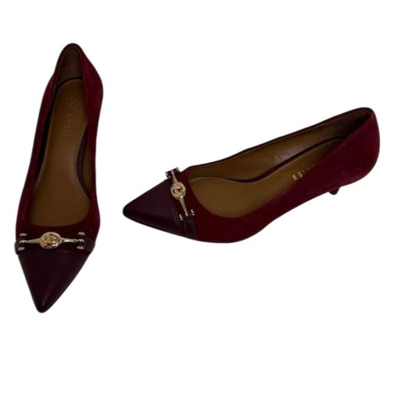Coach Shoes - Coach Women's Pointed Toe Stiletto Heels Size 8 Red Suede Pumps